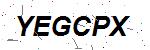 CAPTCHA verification image containing distorted text characters