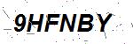 CAPTCHA verification image containing distorted text characters