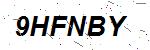 CAPTCHA verification image containing distorted text characters