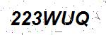 CAPTCHA verification image containing distorted text characters