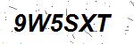 CAPTCHA verification image containing distorted text characters
