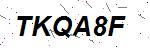 CAPTCHA verification image containing distorted text characters