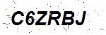 CAPTCHA verification image containing distorted text characters