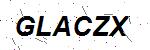 CAPTCHA verification image containing distorted text characters
