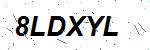 CAPTCHA verification image containing distorted text characters