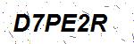 CAPTCHA verification image containing distorted text characters