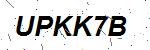 CAPTCHA verification image containing distorted text characters