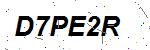 CAPTCHA verification image containing distorted text characters