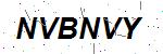 CAPTCHA verification image containing distorted text characters