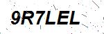 CAPTCHA verification image containing distorted text characters