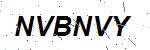 CAPTCHA verification image containing distorted text characters