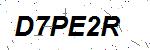 CAPTCHA verification image containing distorted text characters