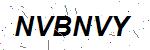 CAPTCHA verification image containing distorted text characters