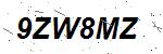 CAPTCHA verification image containing distorted text characters