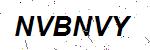CAPTCHA verification image containing distorted text characters