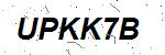 CAPTCHA verification image containing distorted text characters