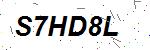 CAPTCHA verification image containing distorted text characters