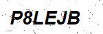 CAPTCHA verification image containing distorted text characters