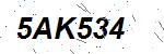 CAPTCHA verification image containing distorted text characters