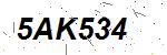 CAPTCHA verification image containing distorted text characters