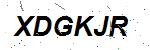 CAPTCHA verification image containing distorted text characters