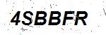 CAPTCHA verification image containing distorted text characters