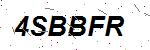 CAPTCHA verification image containing distorted text characters