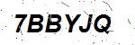 CAPTCHA verification image containing distorted text characters
