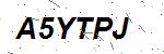 CAPTCHA verification image containing distorted text characters