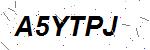 CAPTCHA verification image containing distorted text characters