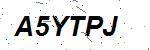 CAPTCHA verification image containing distorted text characters