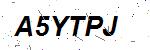 CAPTCHA verification image containing distorted text characters