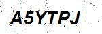 CAPTCHA verification image containing distorted text characters