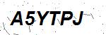 CAPTCHA verification image containing distorted text characters