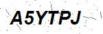 CAPTCHA verification image containing distorted text characters