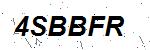 CAPTCHA verification image containing distorted text characters