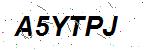 CAPTCHA verification image containing distorted text characters