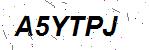 CAPTCHA verification image containing distorted text characters