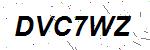 CAPTCHA verification image containing distorted text characters