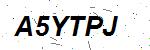 CAPTCHA verification image containing distorted text characters