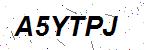 CAPTCHA verification image containing distorted text characters