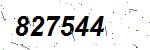 CAPTCHA verification image containing distorted text characters