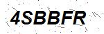 CAPTCHA verification image containing distorted text characters