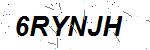 CAPTCHA verification image containing distorted text characters