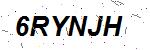 CAPTCHA verification image containing distorted text characters