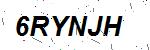 CAPTCHA verification image containing distorted text characters