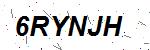CAPTCHA verification image containing distorted text characters