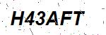 CAPTCHA verification image containing distorted text characters