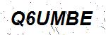 CAPTCHA verification image containing distorted text characters