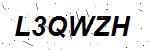 CAPTCHA verification image containing distorted text characters